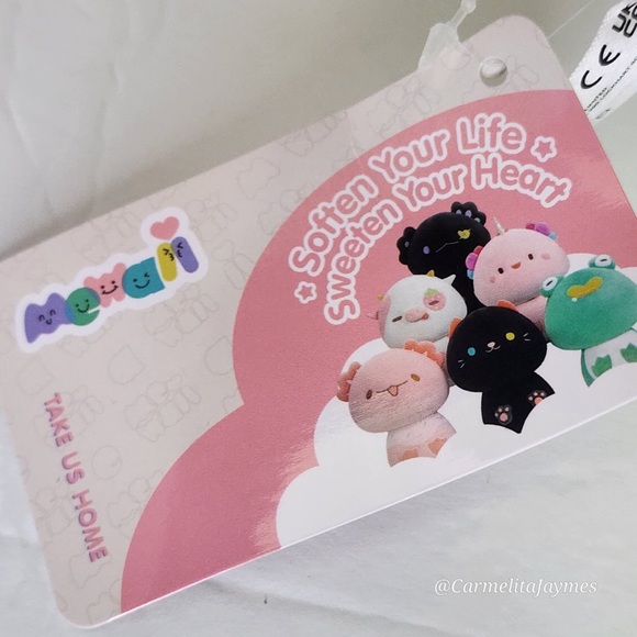 MEWAII 🦋 Green Silk Moth Bouncy Bouncy Plush NWT - Picture 6 of 6